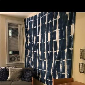 Society6 Blue and White Tapestry
